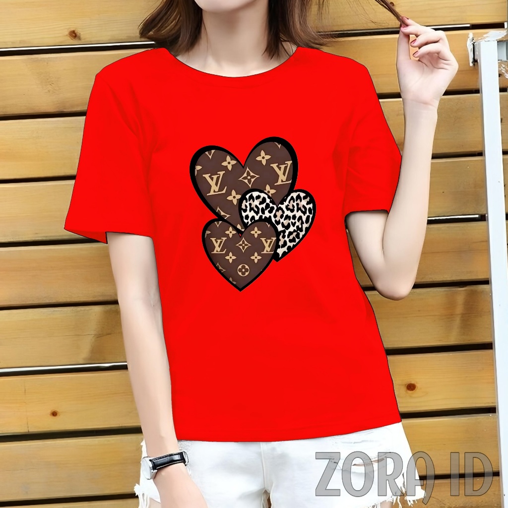 ZORA ID KAOS TSHIRT WANITA DEWASA KEKINIAN / ATASAN KAOS WANITA DEWASA KEKINIAN / KAOS LENGAN PENDEK