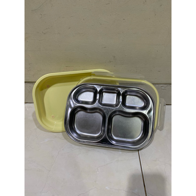 Preloved Lunch Box Stenlock Steeltainer Kangovou Gig Baby Tupperware - Tumbler LocknLock -