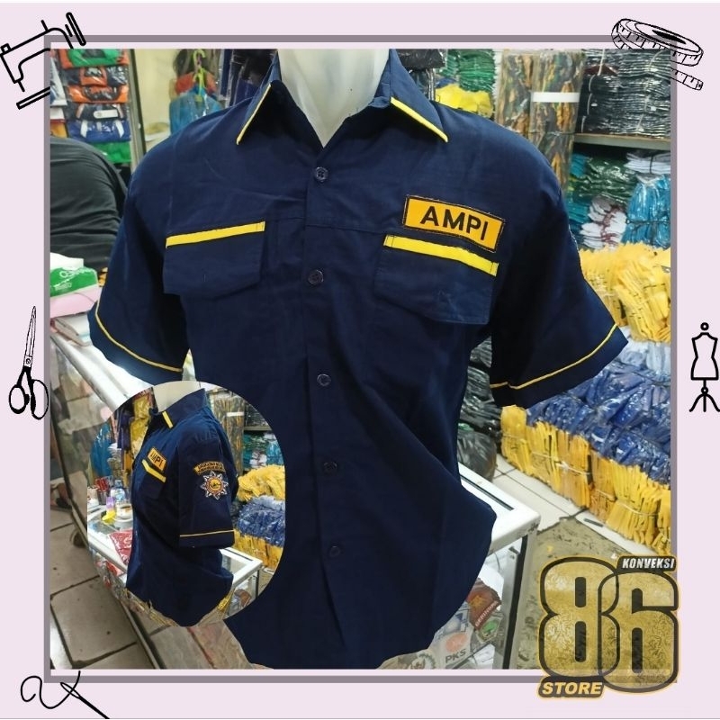 Kemeja AMPI baju AMPI seragam Ormas