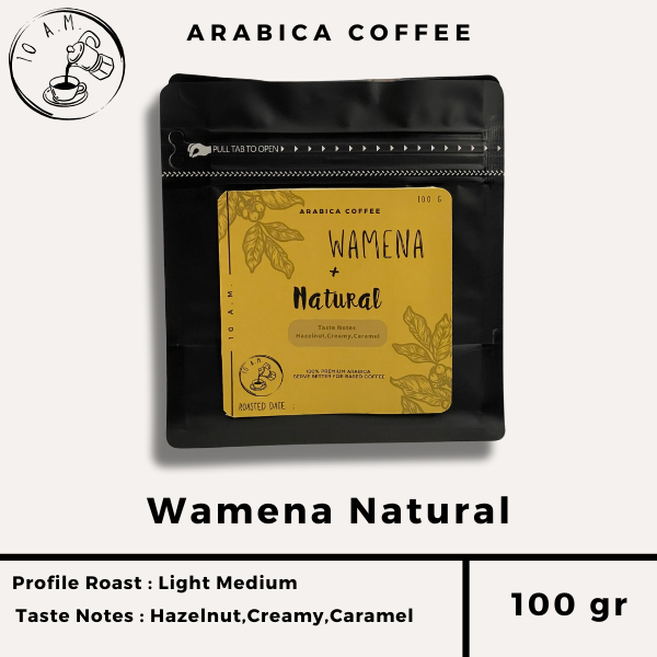 

10AM ROASTERY - Kopi Arabika Wamena Natural (100 gr)