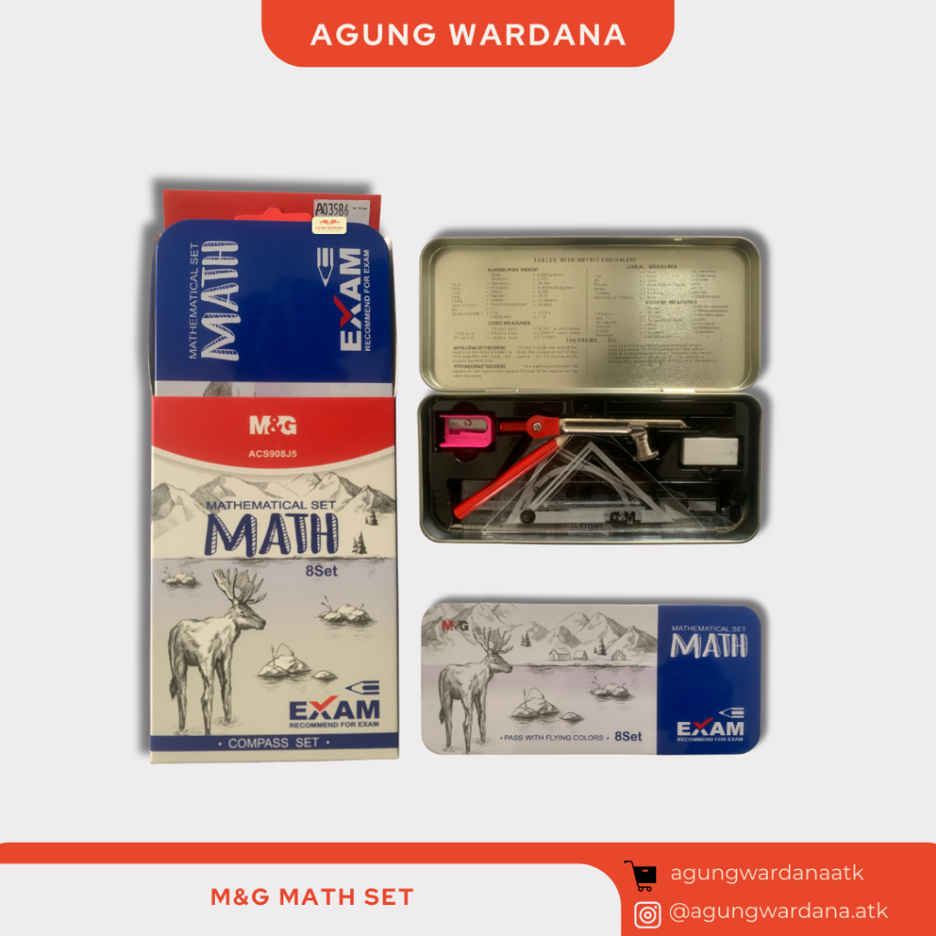 

M&G MATH SET MATEMATIKA PENGGARIS DAN JANGKA