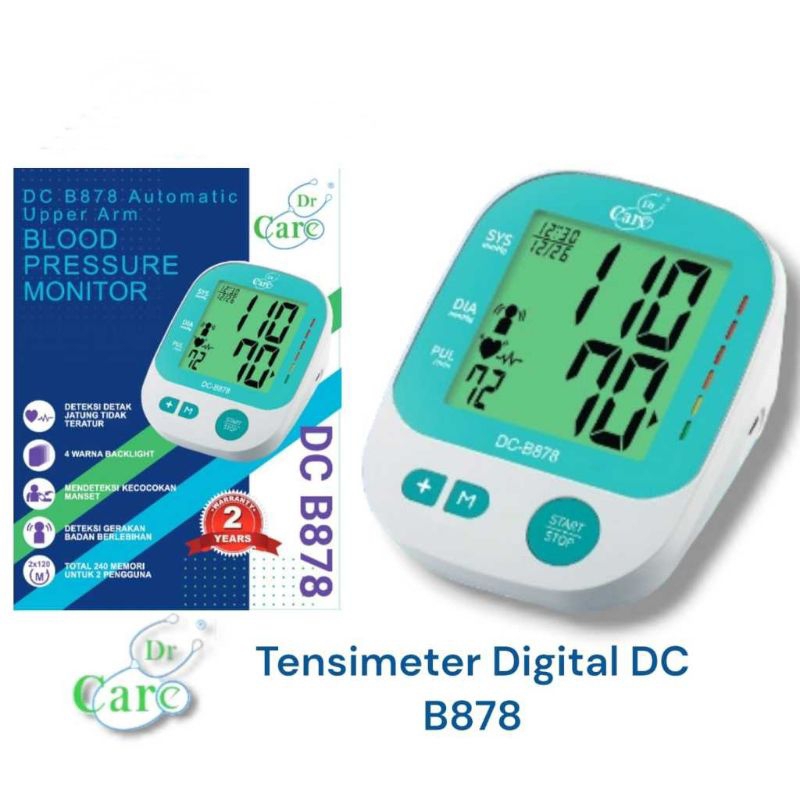 Tensimeter Digital Dr.Care DC B878 / Alat Ukur Tekanan Darah, Tensi Darah Dr,Care DC B878