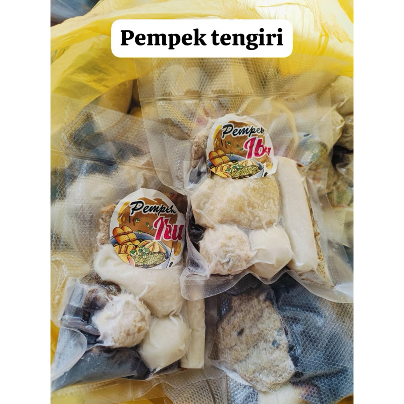 

pempek ibu asli palembang isi 6 tengiri