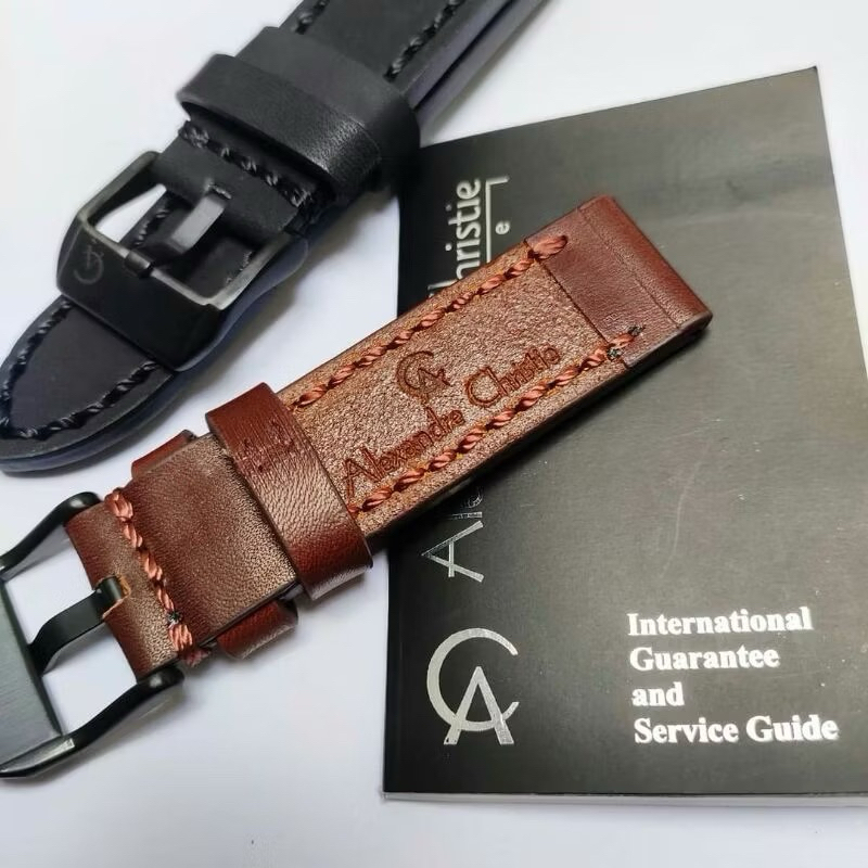 ORIGINAL•TALI JAM ALEXANDRE CHRISTIE KULIT ORIGINAL, STRAP ALEXANDRE CHRISTIE ORIGINAL , STRAP JAM A