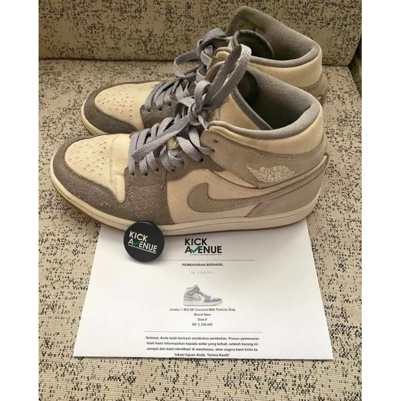 NIKE AIR JORDAN 1 MID SE COCONUT MILK