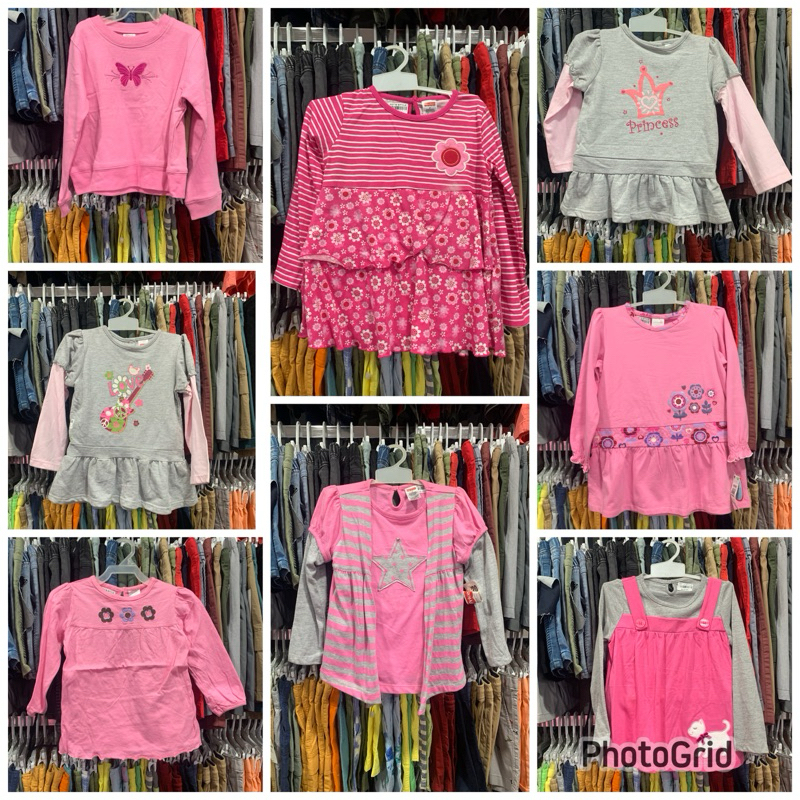 Kaos Anak Perempuan 12m - 5Tahun