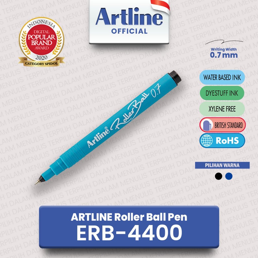 

Pulpen Tanda Tangan Roller Ball Pen Artline ERB-4400 0.7mm