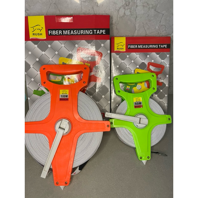 Meteran Tancap 50 Meter dan 100 meter / Meteran Roll Gulung 50 Meter dan 100 mete / Meteran Gulung 5
