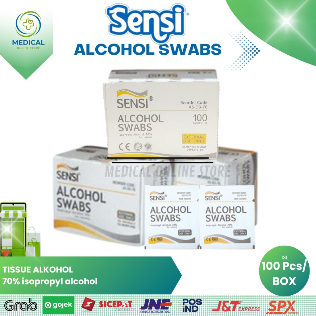 alkohol swab sensi/tisue alkohol 70%