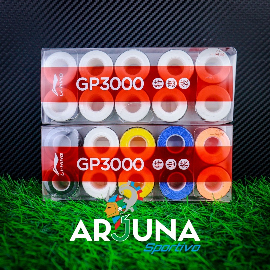 LINING GRIP BADMINTON | GP3000 / GP-3000 / GP 3000 | PEGANGAN RAKET BULU TANGKIS LI-NING ORIGINAL