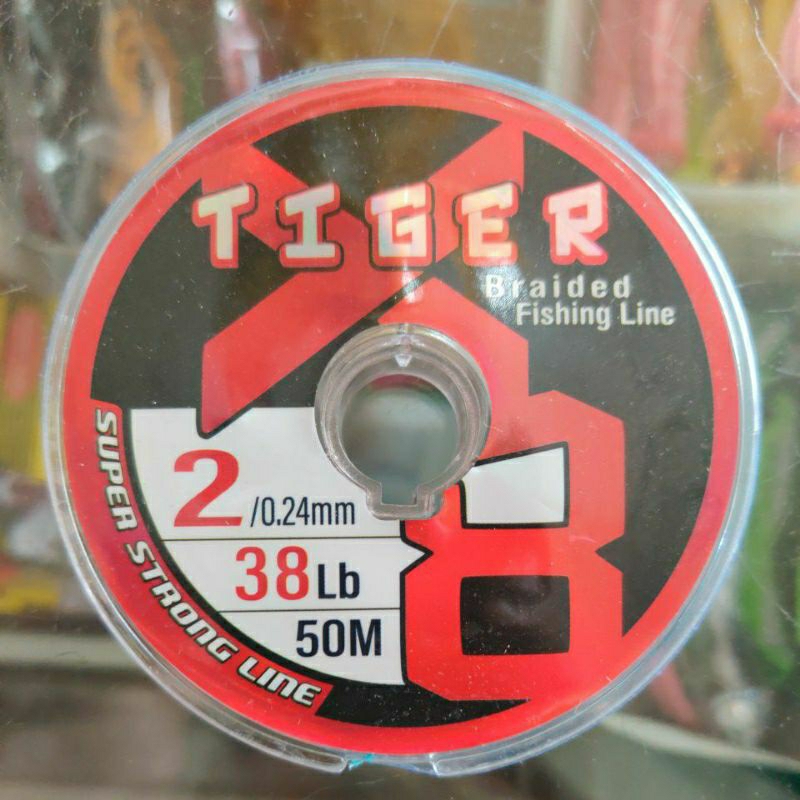 SENAR PANCING PE TIGER X8 50M CONNECTING MULTICOLOUR