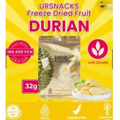 

Ursnack Freeze Dried Durian Keripik Durian Kering