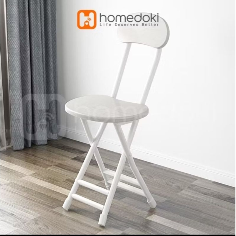 Kursi Lipat / Bangku Lipat / Bangku Lipat Portable / Kursi Makan Lipat / Kursi Makan Kayu / Bangku K