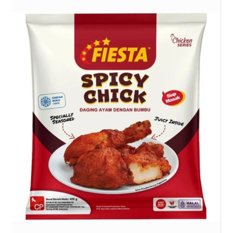 

Fiesta Spicy Chick 400gr / Daging Ayam Dengan Bumbu