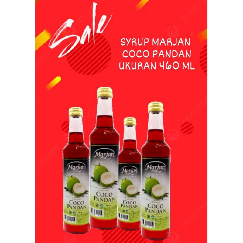 

SYRUP MARJAN RASA COCO PANDAN 460ML