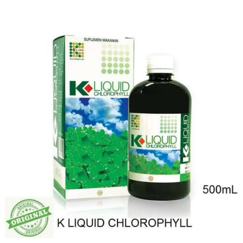 K-LIQUID CHLOROPHYLL 500 ml KLOROFIL K-LINK ORIGINAL Clorofil Klink Klorofil Original BPOM 500 ml Ch