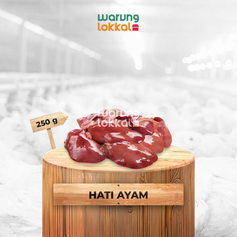 

Hati Ayam 250g - Warung Lokkal