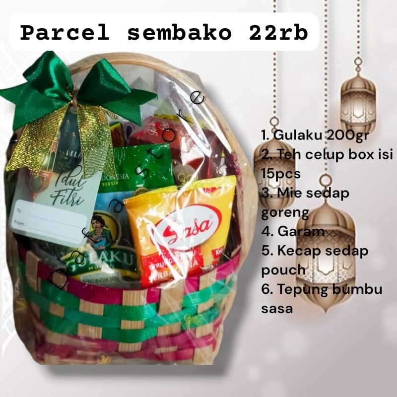

Parcel snack lebaran/parcel sembako lebaran/parcel sederhana