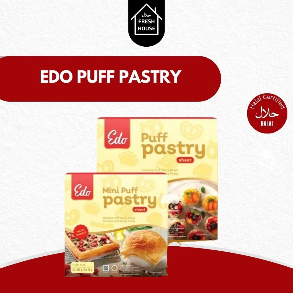 

EDO PUFF PASTRY / ADONAN PUFF PASTRY / KULIT ZUPPA PASTRY HALAL