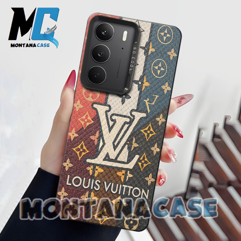 MONTANACASE - Softcase So Cool Realme C75 Terbaru 2025 Case Fashion Motif LV Casing Tahan Banting Co
