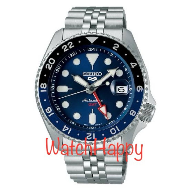 JAM TANGAN SEIKO 5 SPORTS SSK003K1 / SSK003 / SSK003K SKX SPORTS STYLE GMT BATMAN AUTOMATIC BLUE DIA