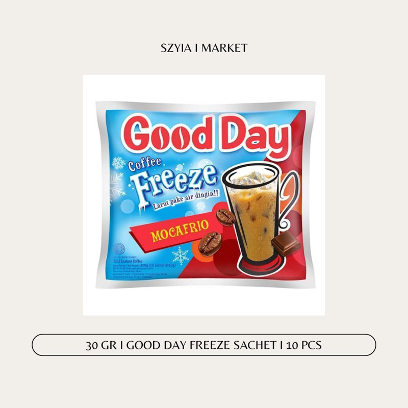 

KOPI GOOD DAY FREEZE | CAPPUCCINO 10 PCS