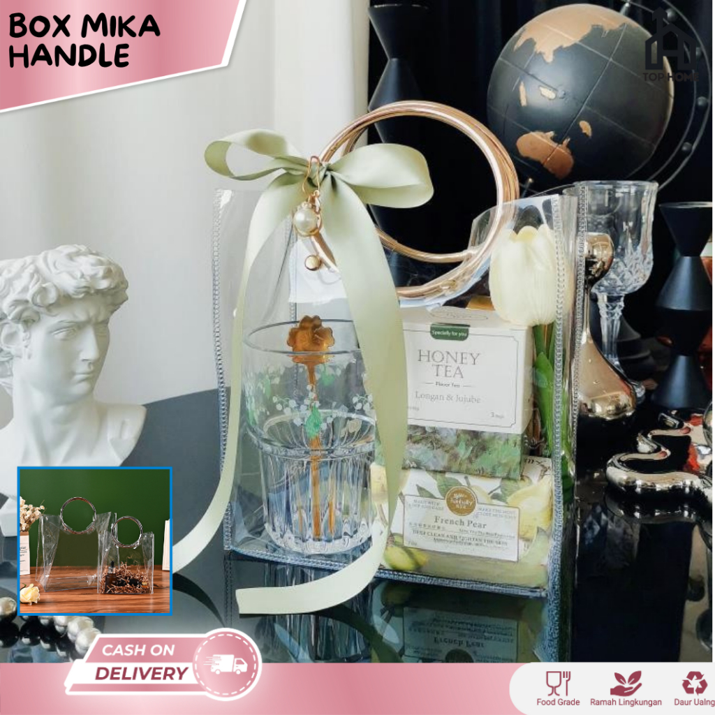 

Tas Mika PVC / Mika PVC / Tas Mika Transparan / Tas Hampers / Tas Goodiebag I AC24-AC25