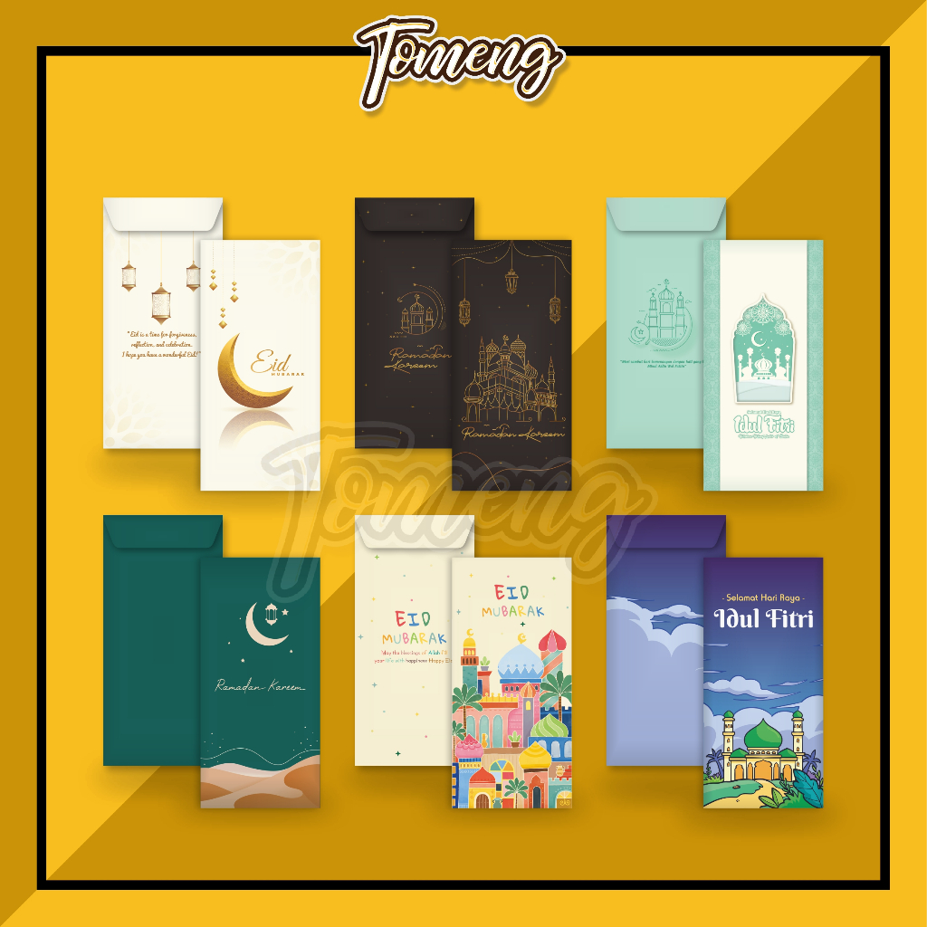 

Amplop Idul FItri Angpau Lebaran Panjang 2025 Envelope Eid Mubarak Premium