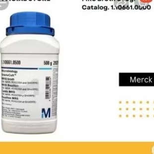 MRS Broth Merck 1.10661.0500 500 gr MRSB