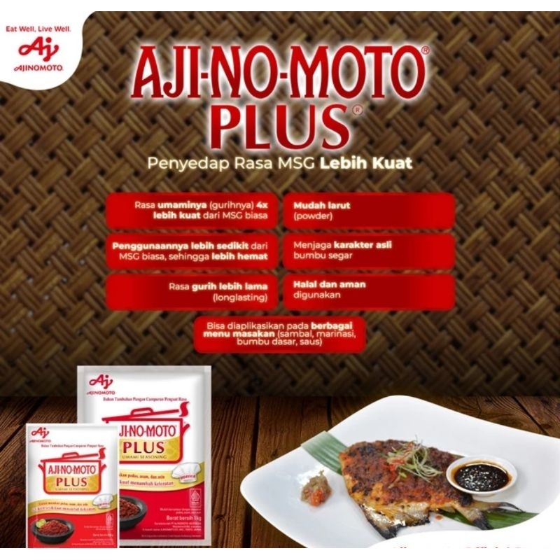 

RB Ajinomoto Plus Penguat Rasa 1kg Horeka