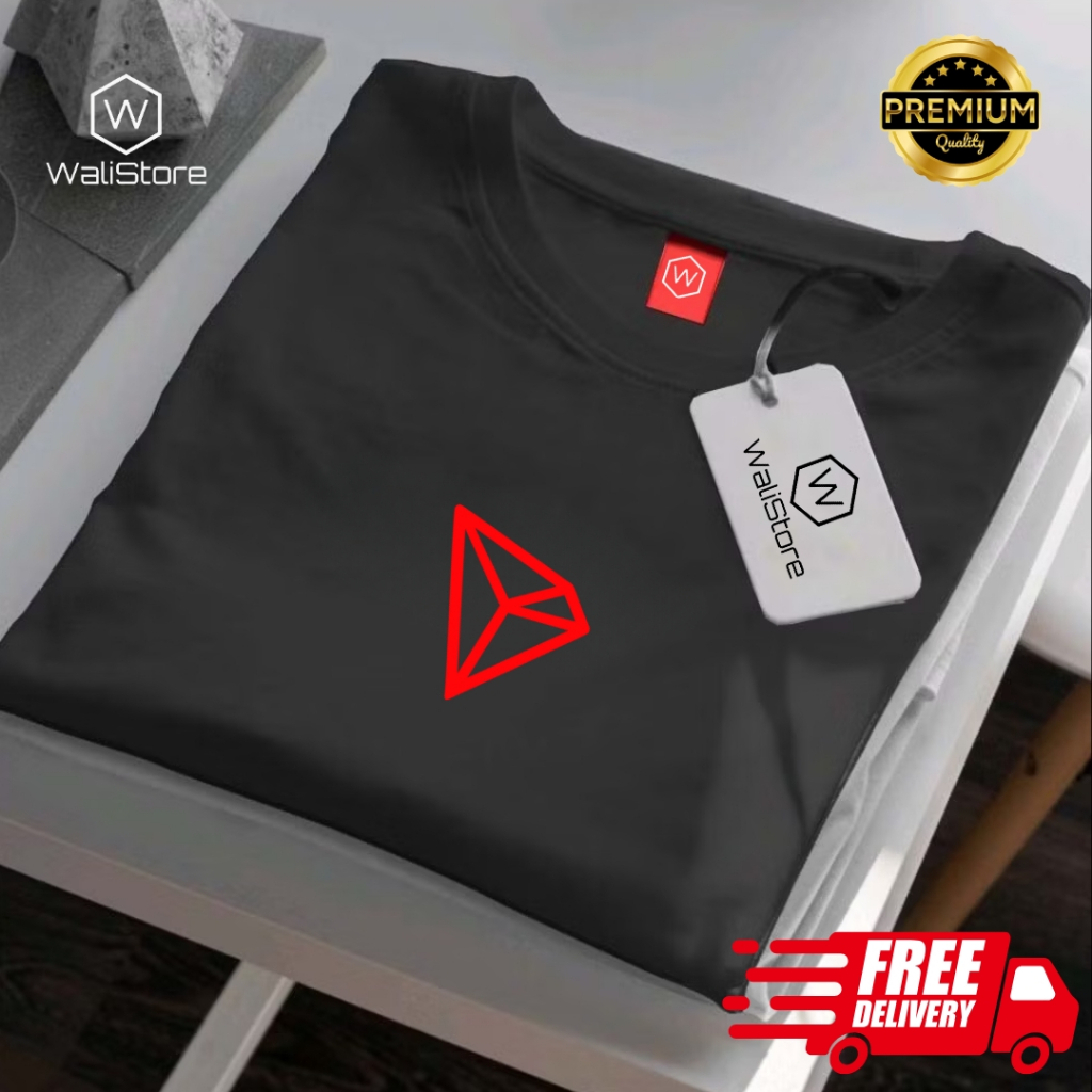 Kaos Distro Trader Crypto Tron TRX Nyaman & Lembut untuk Cewek-Cowok Unisex Original Premium Quality