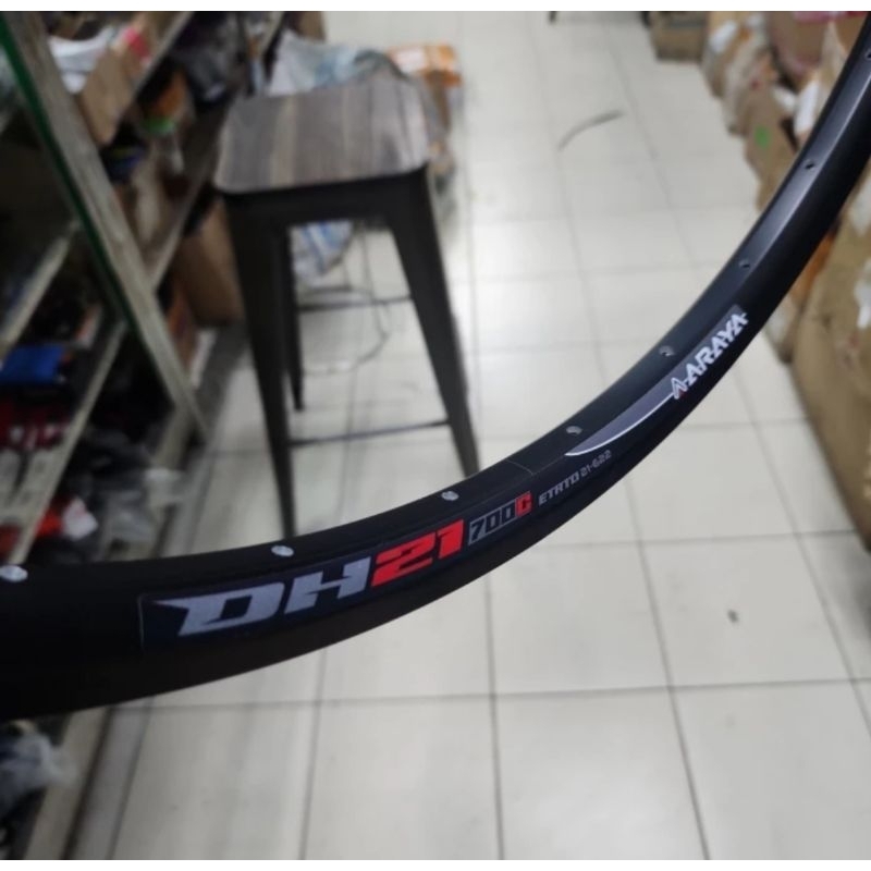 velg rims sepeda balap Roadbike fixie 700c araya DH21 32h