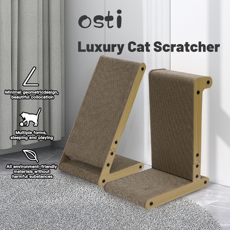 Osti Alas Cakaran Kucing Cat Scratcher Penggaruk Hewan Peliharaan Hewan Peliharaan Bantalan Gores Ka