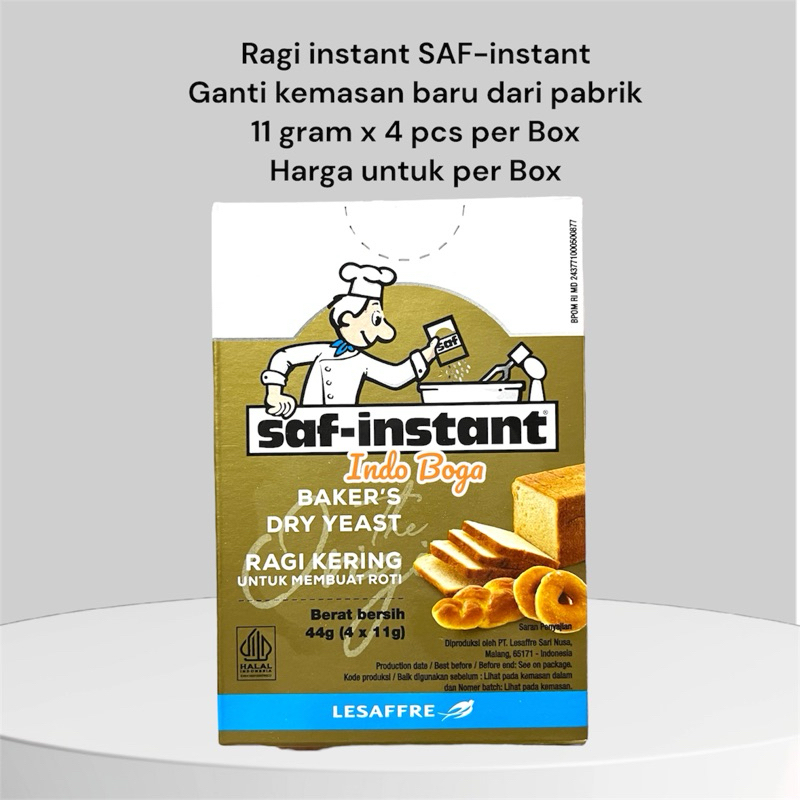 

saf instant yeast / saf instant ragi kering 4 x 11gr / ragi roti