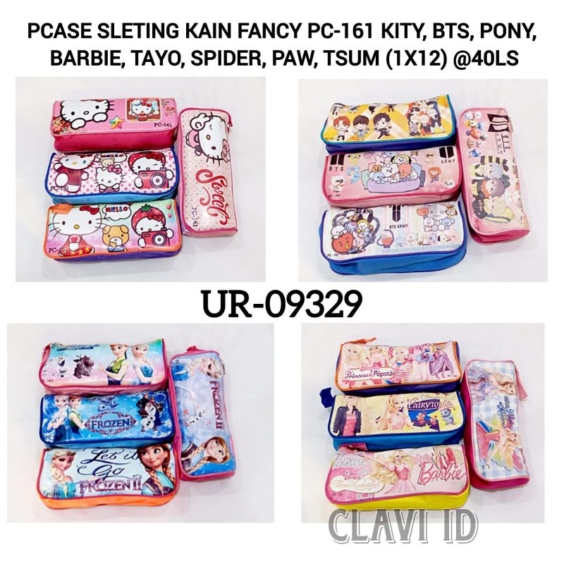 

KOTAK PENSIL KAIN SLETING MURAH TERJANGKAU/KOTAK PENSIL ANAK BARBIE FROZEN/KOTAK PENSIL KAIN HELLO KITTY BTS