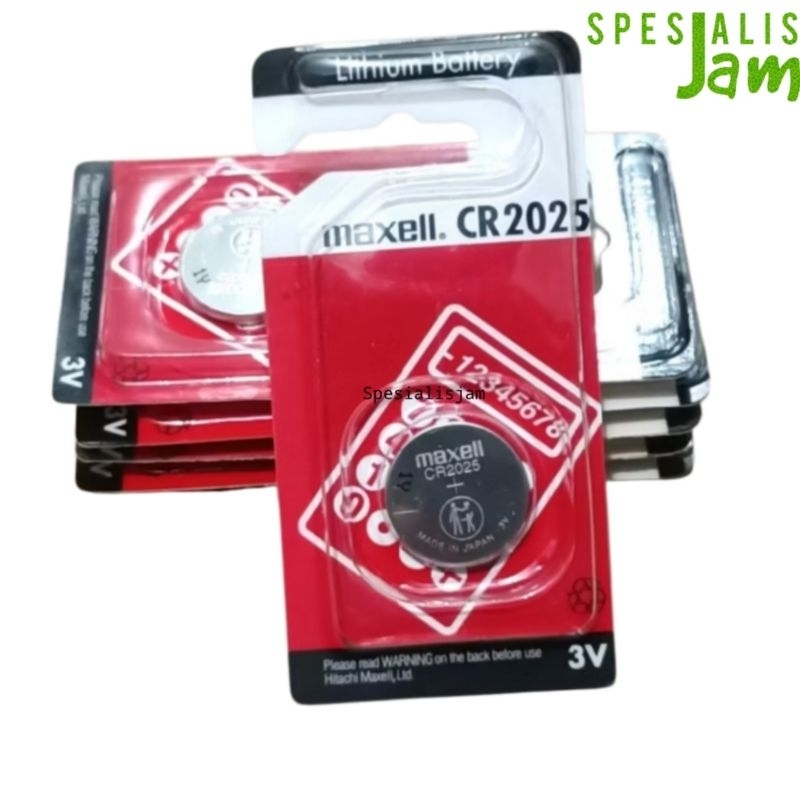 Maxell Lithium Batterries CR2025 Original Baterai 2025