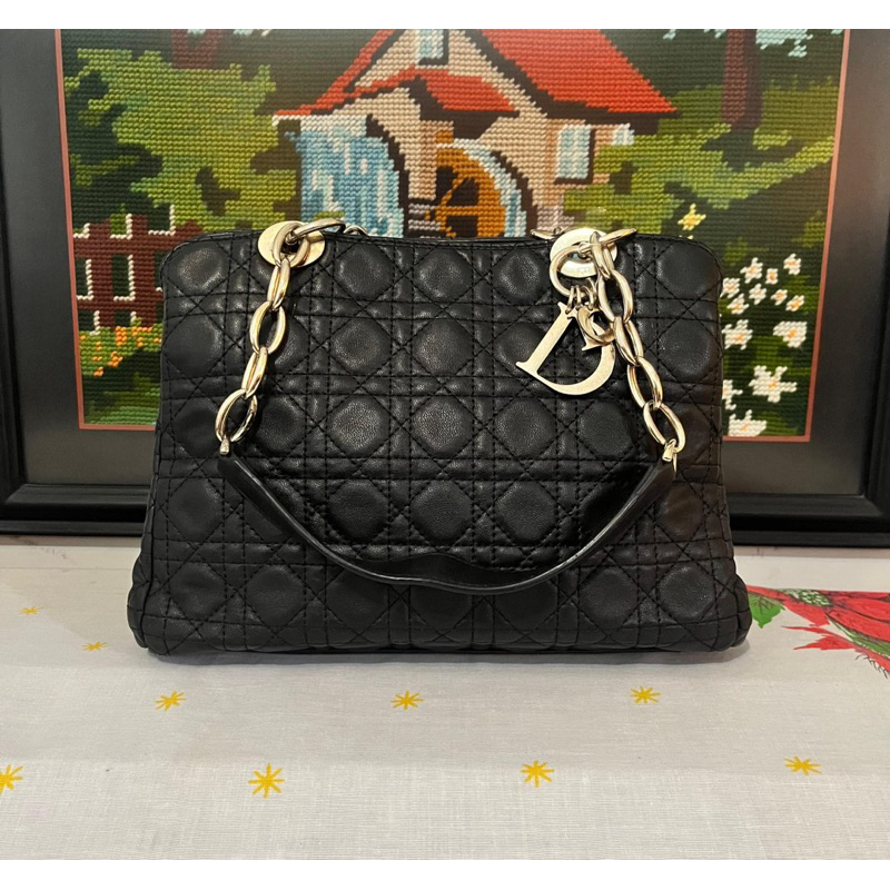 Tas Tote Christian Dior Lady Chain - Original Authentic