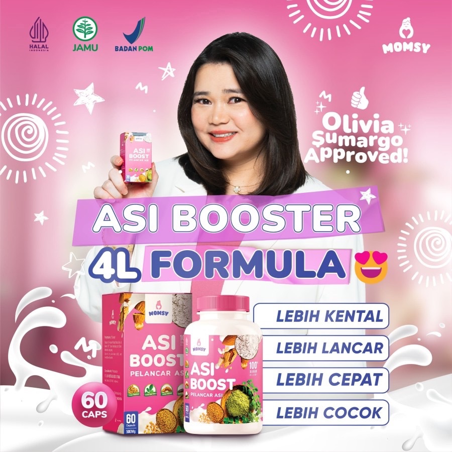 Makassar  Momsy Asi Booster Pelancar Asi 30/60 Kapsul