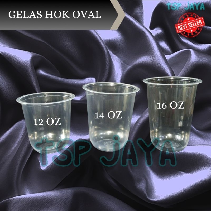 Gelas cekung/Gelas cup/ gelas minuman/Cup gelas oval