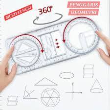 

Penggaris busur derajat multifungsi, Multi function geometric ruler
