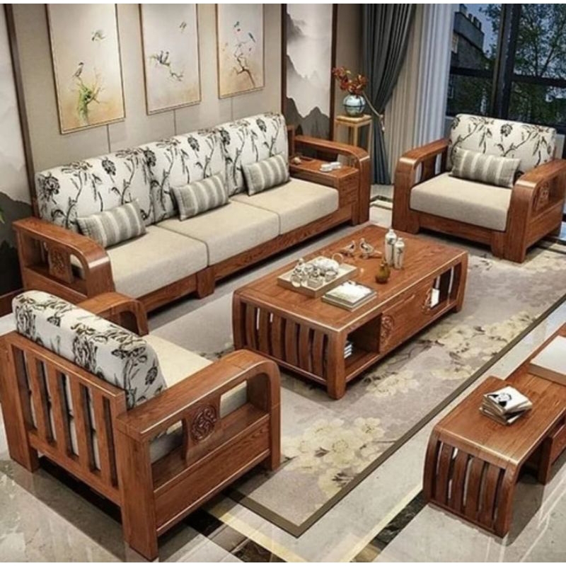 kursi tamu jati minimalis mewah