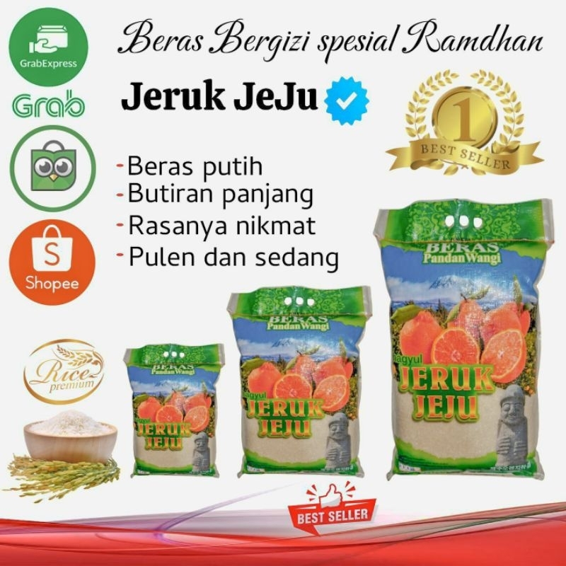 

BERAS JERUK JEJU AROMA WANGI PREMIUM 5kg10kg 20kg