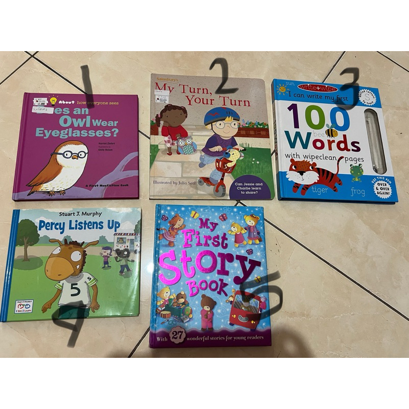 Aneka buku import anak2 bekas