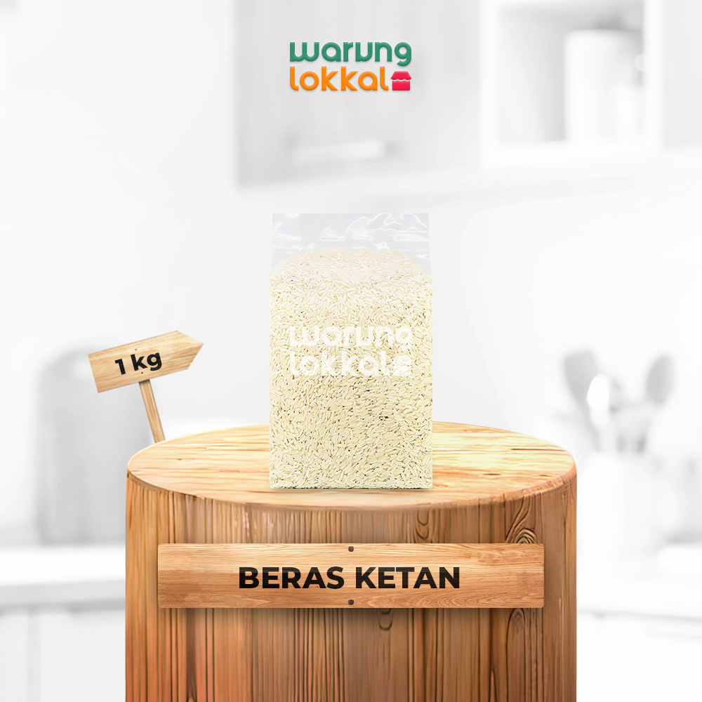 

Beras Ketan 1kg - Warung Lokkal