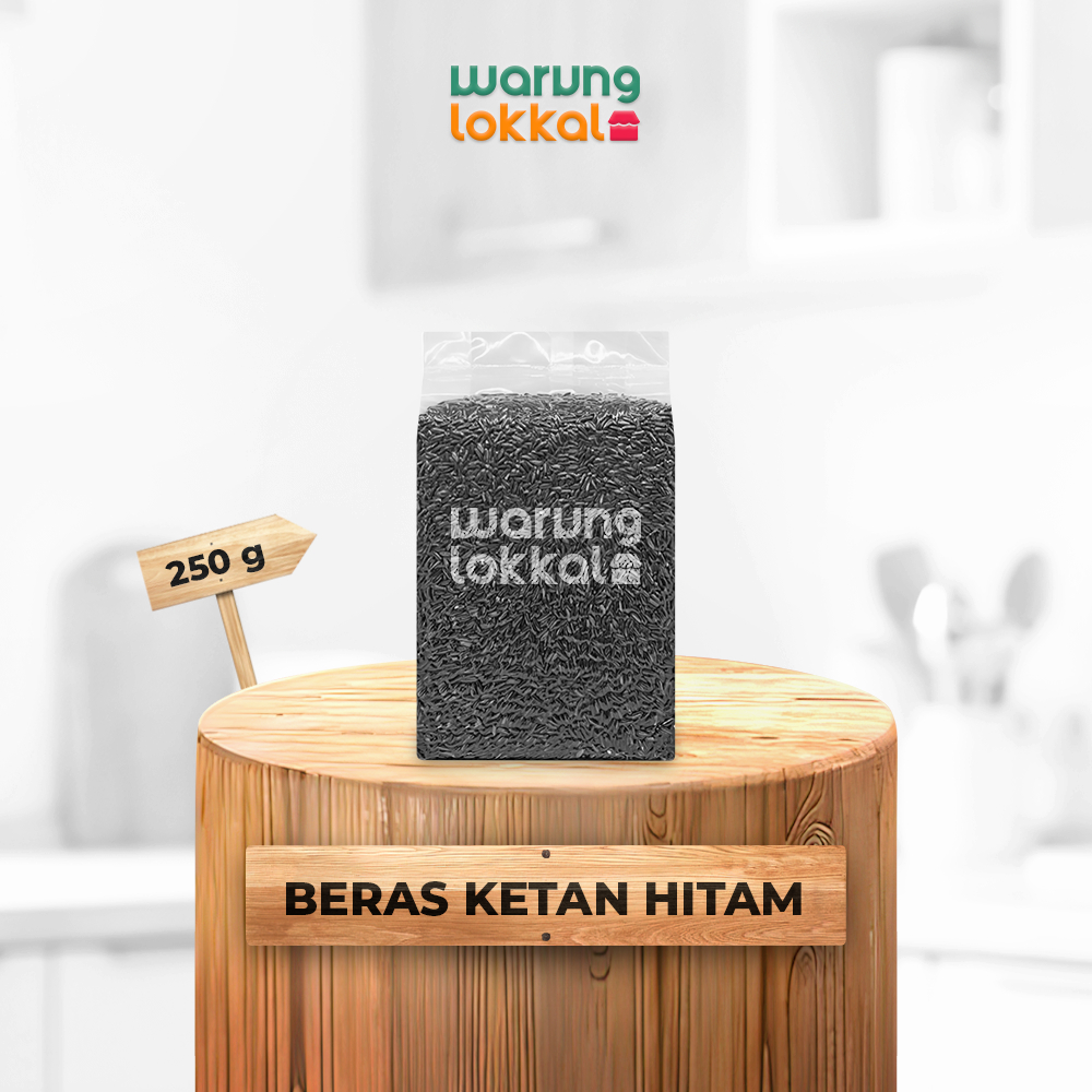 

Beras Ketan Hitam 250g - Warung Lokkal