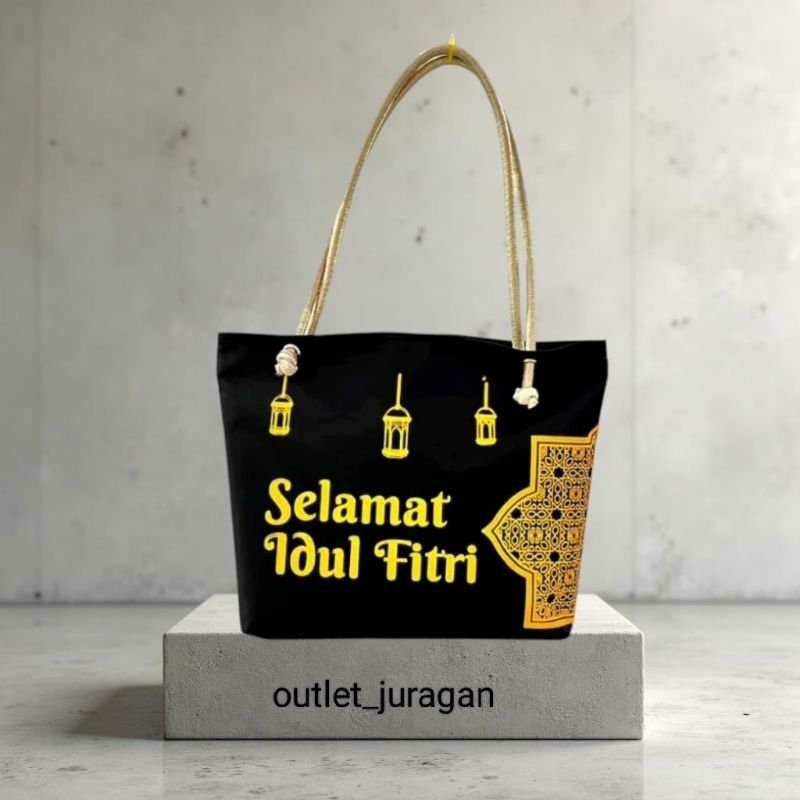 Tas Hampers Lebaran ToteBag Wanita Lebaran Tas Tali Sumbu