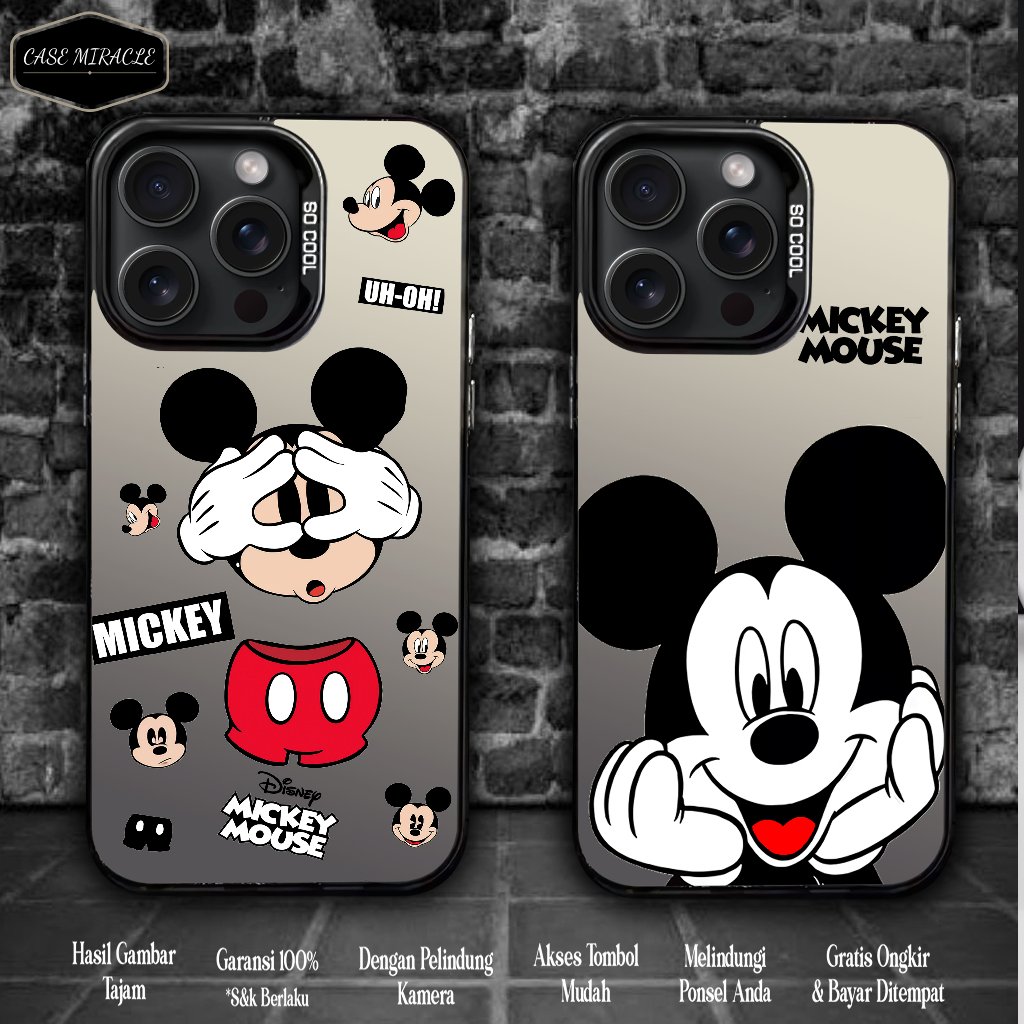 

CASE REALME C75 GT MASTER EDITION 13 PRO 13 PRO PLUS REALME 12 12 PLUS 12 PRO PLUS NOTE 60 NOTE 50 C61 C63 C67 C65 C53 C51 C51S C55 C35 C33 C31 C15 C12 C20 C2 C17 C21Y REALME 5 ( MICKEY MOUSE 2 ) Softcase IMD PLATE HOLOGRAM POLYCARBONATE PREMIUM SO COOL