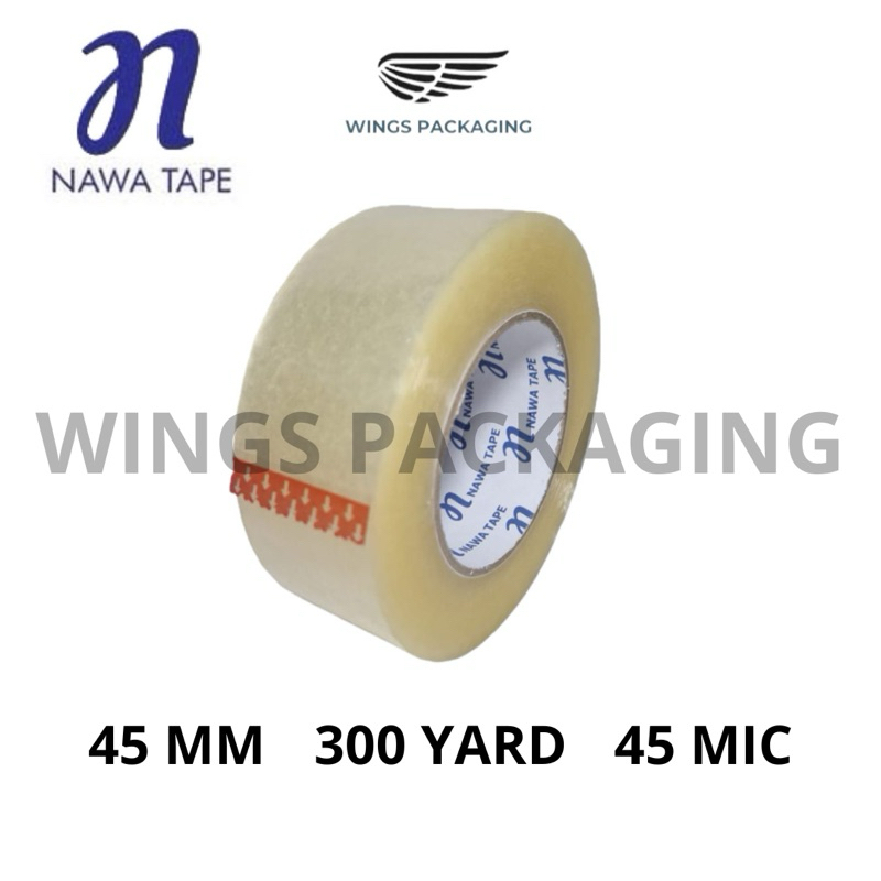 

Lakban Bening Jumbo 300 Yard [Nawa Tape]