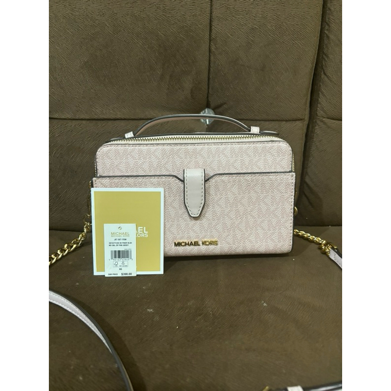 MK JET SET DOUBLE ZIP PHONE XBODY ORIGINAL