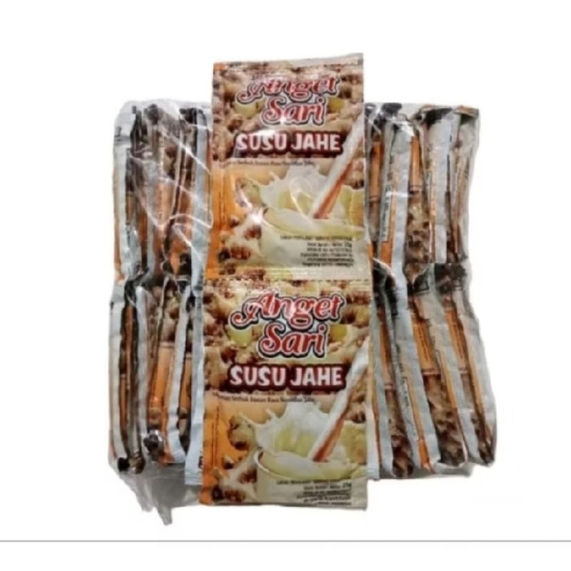 

Anget Sari susu Jahe 1 renceng isi 10 sachet @28g